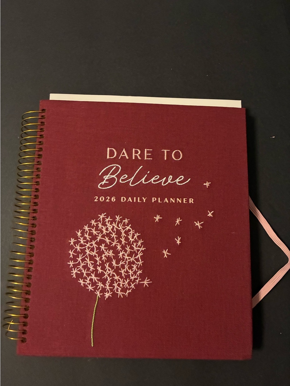 2026 Dare to Believe planner